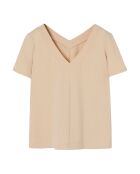 Hellbeige Strickbluse Refi