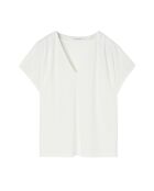 Cremefarbene Strickbluse Kala