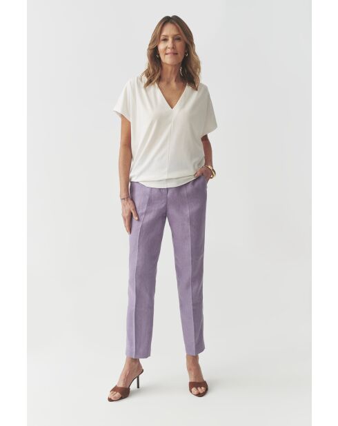 Cremefarbene Strickbluse Kala