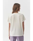 Cremefarbene Strickbluse Kala