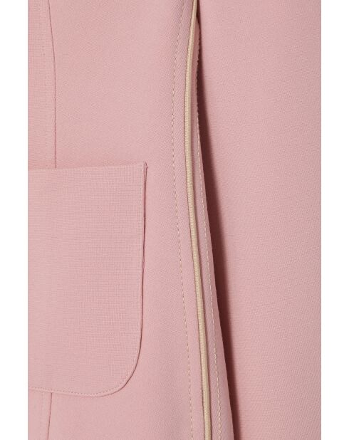 Chaqueta de punto rosa claro Dederi