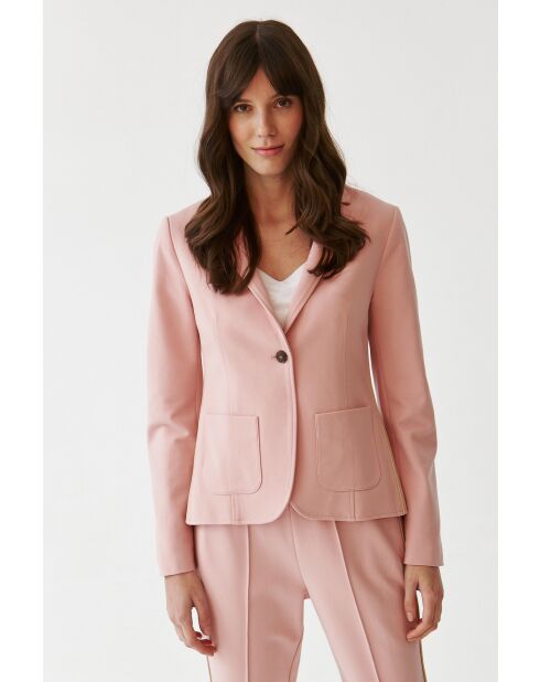 Chaqueta de punto rosa claro Dederi