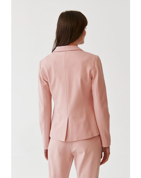 Chaqueta de punto rosa claro Dederi