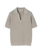 Blouse tricotée Sonar beige
