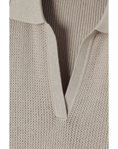 Blouse tricotée Sonar beige