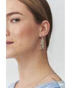 Snaky zilveren oorbellen