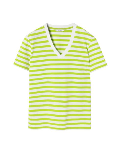 Salema 1 grüne Zitronenstrickbluse