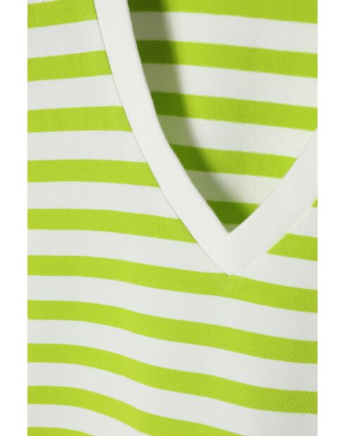 Salema 1 grüne Zitronenstrickbluse