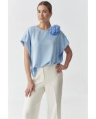Top Irmina sky blue