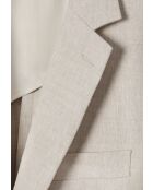 Mateo beigefarbene Anzugjacke