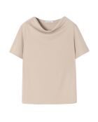 Blouse tricotée Luca beige
