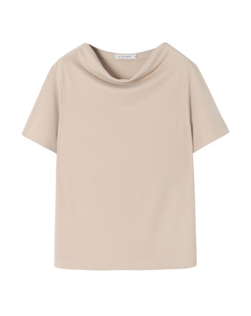 Blouse tricotée Luca beige
