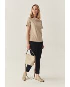 Blouse tricotée Luca beige