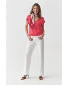 Gebreide blouse van Dandy coral