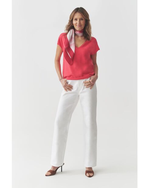 Blouse tricotée Dandy coral