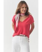Gebreide blouse van Dandy coral