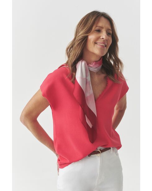 Blouse tricotée Dandy coral