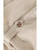 Beigefarbene Melange-Strickbluse Ambrila