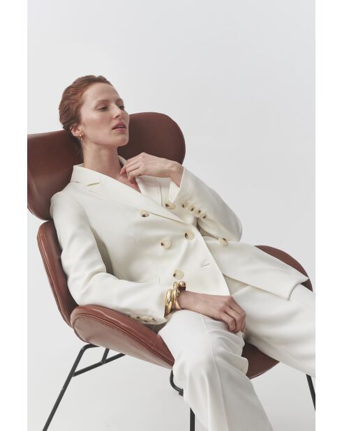 Cremefarbene Jacke Ankina