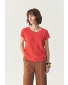 Zito 2 oranje gebreide blouse