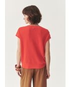 Zito 2 oranje gebreide blouse