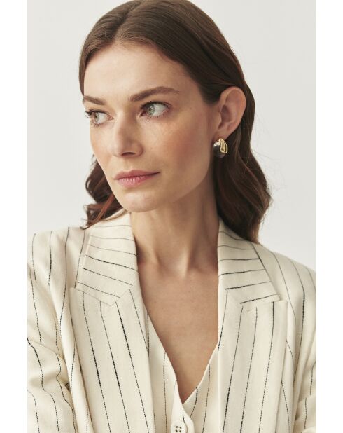 Cremefarbene Jacke Setis