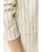 Cremefarbene Jacke Setis