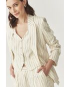 Cremefarbene Jacke Setis