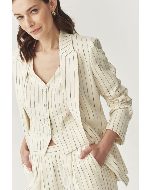 Cremefarbene Jacke Setis