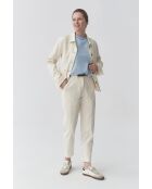 Cremefarbene Outdoorjacke Benita