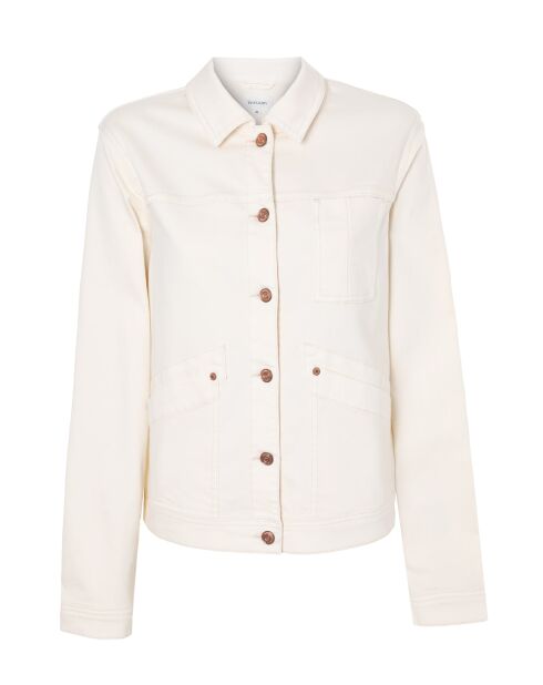 Cremefarbene Outdoorjacke Benita