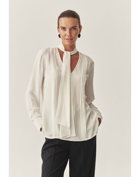 Crèmewitte top Ardea