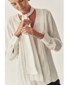 Crèmewitte top Ardea