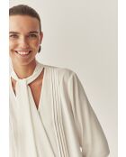 Crèmewitte top Ardea