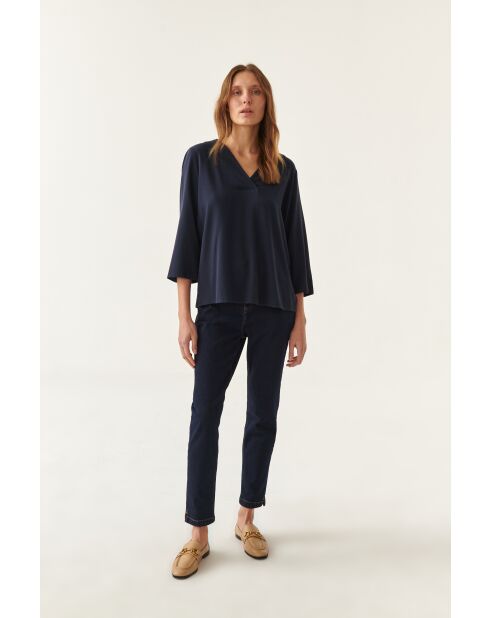 Marineblauwe top Simplena