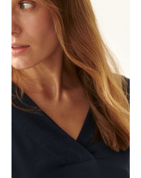 Marineblauwe top Simplena