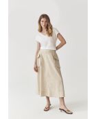 Sorna weiße Strickbluse