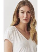 Sorna weiße Strickbluse