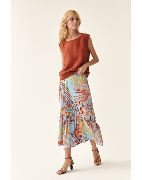 Türkisfarbener Puderrock Bolena