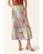 Türkisfarbener Puderrock Bolena