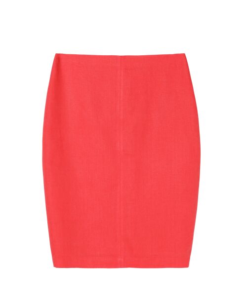 Koraalkleurige rok Monoli