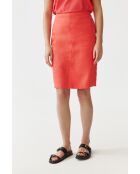 Koraalkleurige rok Monoli