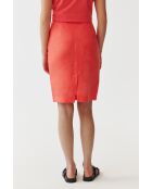 Koraalkleurige rok Monoli