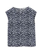 Marineblaues Top Raela