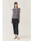 Marineblaues Top Raela