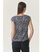 Marineblaues Top Raela