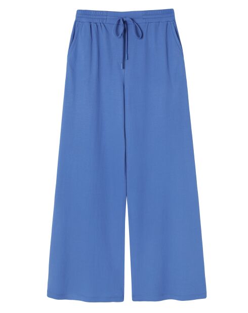 Blauwe gebreide broek Namaliko