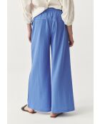 Blauwe gebreide broek Namaliko