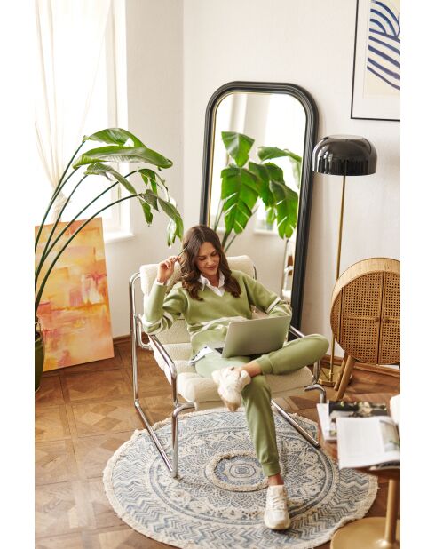 Pantalon tricoté Senti 1 pistachio