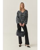 Marineblauwe top Vivienne 1